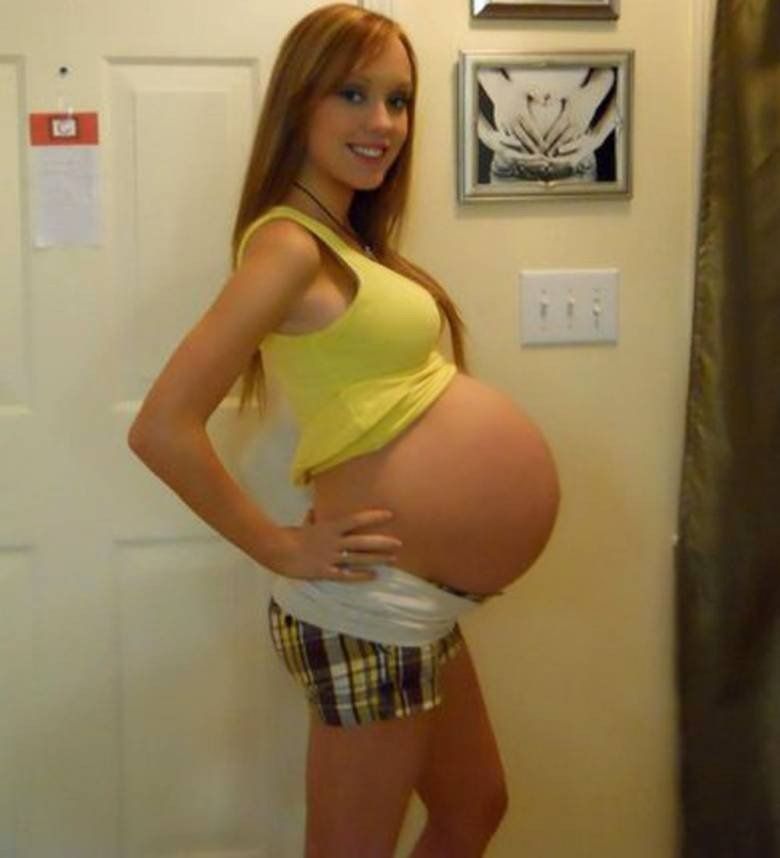 Sexy pregnant babe compilation from knocked sluts