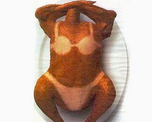 Bikini tanned turkey